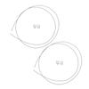 BELLIFFY 2pcs Durable Basketball Hoop Net Threading String High Strength Wire Cord for Easy Installation Use Replacement Accessory for Basketball Frames view 1