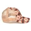 Ariat Youth Girls Southwestern Print Leather Patch Ponytail Cap, Pink, One Size view 3