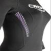 Cressi Fast 1 mm Lady Monopiece Wetsuits, Black/Lilac, S view 3