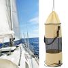 Boat Trash Bag, Reusable Mesh Trash Bags,Portable Outdoor Mesh Trash Bag,Boats Trash Container for Your Boat, Kayak, or (Khaki) view 2