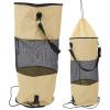 Boat Trash Bag, Reusable Mesh Trash Bags,Portable Outdoor Mesh Trash Bag,Boats Trash Container for Your Boat, Kayak, or (Khaki) view 3