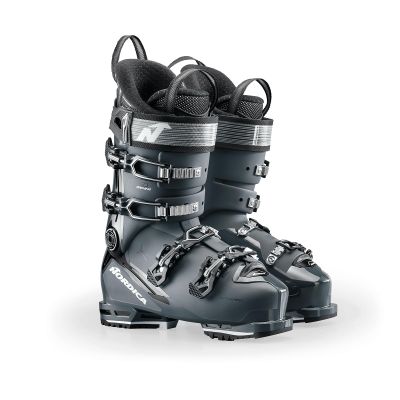 Nordica Speedmachine 3 100 Men's Medium Fit High Performance Alpine Ski Boots (Anthracite/Black/White, 26.5)