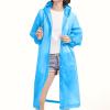 2 PC Raincoats for Adults Reusable Lightweight Rain Poncho Waterproof Outdoor Hiking Hooded Rain Coat for Women Men view 2