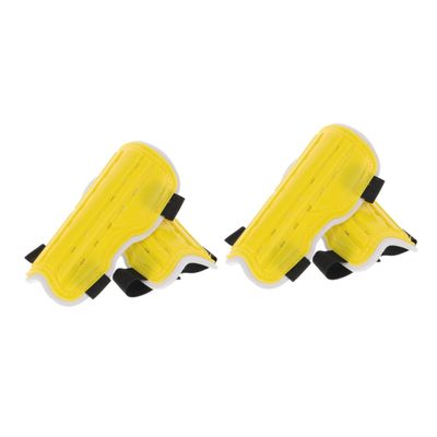 Happyyami 2pairs Youth Soccer Shin Guards for Boys Girls Age Shin Pads Comfortable Pad Breathable Design