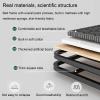 GBPLDMAQ Camping Cot Four Folds Folding Over Quietness, Folding Steel Cot Easy to Storage, Camping Cots Max Load 500kg, Camp Cots for Adults(196x77x100cm/77x30x39in) view 3