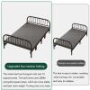 GBPLDMAQ Camping Cot Four Folds Folding Over Quietness, Folding Steel Cot Easy to Storage, Camping Cots Max Load 500kg, Camp Cots for Adults(196x77x100cm/77x30x39in) view 4