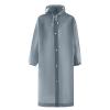 2 PC Raincoats for Adults Reusable Lightweight Rain Poncho Waterproof Outdoor Hiking Hooded Rain Coat for Women Men view 3