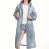 2 PC Raincoats for Adults Reusable Lightweight Rain Poncho Waterproof Outdoor Hiking Hooded Rain Coat for Women Men view 4