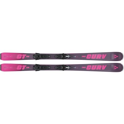 FISCHER Women's The Curv GT 80 Snow Sports Versatile Maneuverable Smooth Grip Alpine All Mountain Skis with RSW 11 GW Powerrail Brake 85 [G] Bindings Included, 159 cm