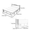 GBPLDMAQ Folding Sleeping Cot Four Sections, Camping Cot Supports 350kg, Cots for Camping Comfortable Back Folding Does not Occupy Land, Sleeping Cot(White) view 2