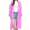 2 PC Raincoats for Adults Reusable Lightweight Rain Poncho Waterproof Outdoor Hiking Hooded Rain Coat for Women Men view 4