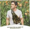 COOLHIYA Mens Sling Bag Crossbody Men's Chest Bag for Sports Hiking Camping Military Camouflage Sling Adjustable Strap for Men view 2