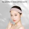 Headband Headbands Sports, 20 * 15 * 2 4 Pcs Sports Headband Training Sweatband Non Slip Ice Silk Hair Band Exercise Fitness Headbands for Yoga Running Cycling (Blue + Black + view 2