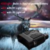 Night Vision Goggles Night Vision Binoculars for Total Darkness,Best Gifts for Men Him Dad Husband Boyfriend, Gear for Hunting and Camping(Black) view 4