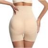 Boyshorts Panties for Women High Waisted Bodycon Seamless Yoga Underwear Tummy Control Outdoor Hiking Stretch Briefs Beige view 4