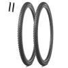 2 Pack Puncture Proof Bike Tires with Pair Levers,16x1.75,24x1.50,24x1.75,26x1.95,All Terrain Durable Replacement Tyres for MTB,BMX,Road,Hybrid,Commuter,Cruiser Bicycle,Trike view 1