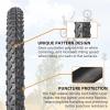 2 Pack Puncture Proof Bike Tires with Pair Levers,16x1.75,24x1.50,24x1.75,26x1.95,All Terrain Durable Replacement Tyres for MTB,BMX,Road,Hybrid,Commuter,Cruiser Bicycle,Trike view 4