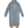 2 PC Raincoats for Adults Reusable Lightweight Rain Poncho Waterproof Outdoor Hiking Hooded Rain Coat for Women Men view 3