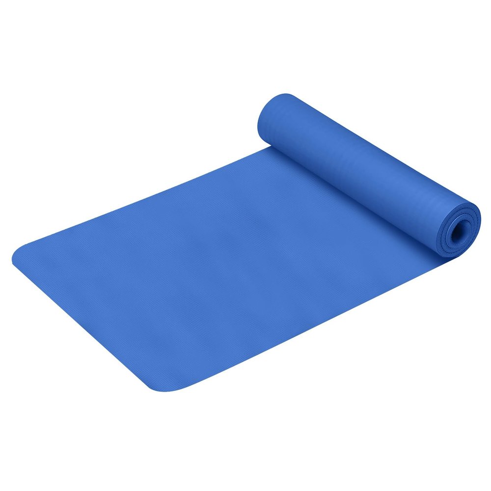 Yoga Mat 5mm Thick High Density Non Slip Anti-Tear Exercise Yoga Mat with Carrying Strap Large Yoga Mat for Stretching, Home Yoga, Gym, Pilates, Fitness, Workouts, Floor