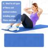Yoga Mat 5mm Thick High Density Non Slip Anti-Tear Exercise Yoga Mat with Carrying Strap Large Yoga Mat for Stretching, Home Yoga, Gym, Pilates, Fitness, Workouts, Floor view 4
