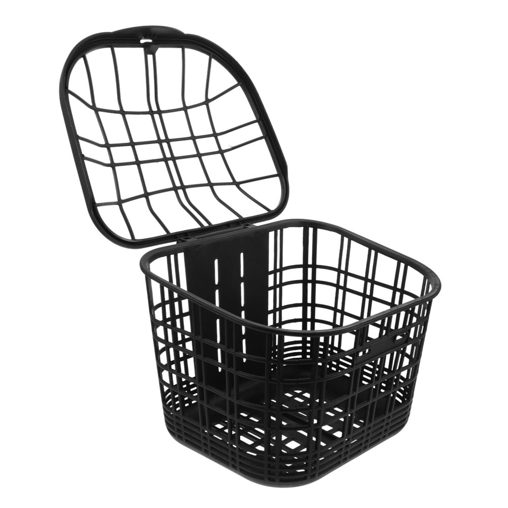 OSOLADY Mountain Bike Front Basket Detachable Electric Bike Storage Basket for Cycling Compatible Various Sturdy Construction Versatile Use for Pet Shopping and Commuting
