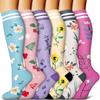 6 Pack Copper Compression Socks for Women and Men Circulation-Best Support for Medical,Running,Nursing,Athletic view 1