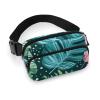 Crossbody Fanny Pack for Women Men With White Spots Waist Pack Sports Belt Bag Large Waist Bag with Adjustable Strap Fashion Hip Bum Bag for Workout Running Traveling view 1