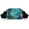 Crossbody Fanny Pack for Women Men With White Spots Waist Pack Sports Belt Bag Large Waist Bag with Adjustable Strap Fashion Hip Bum Bag for Workout Running Traveling view 4
