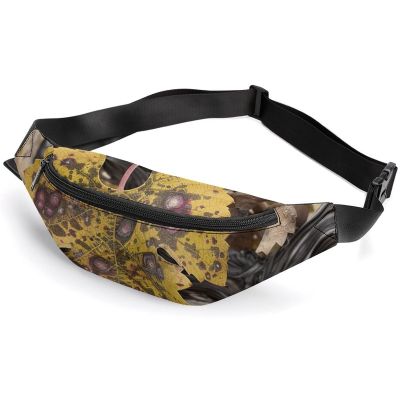 Fanny Pack for Women Men Leaves on Grape Vine Waist Pack Everywhere Belt Bag Sports Waist Bag with Adjustable Strap Fashion Hip Bum Bag for Traveling Running Workout