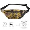 Fanny Pack for Women Men Leaves on Grape Vine Waist Pack Everywhere Belt Bag Sports Waist Bag with Adjustable Strap Fashion Hip Bum Bag for Traveling Running Workout view 2