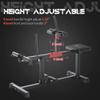 Arbacipher Adjustable Seated Calf Raise Machine, Plate Loaded Lower Body Specialty Leg Weight Machine, Leg Training Equipment Home Gym, Built to Hold up to 440lbs, Black view 4
