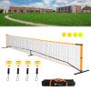 LIAPDG Portable Pickleball Net Set, Outdoor Pickleball Net for Driveway with 4 Pickleball Paddles, 4 Outdoor Pickleballs and Carry Bag for Badminton, Tennis in Gardens, Playgrounds view 4