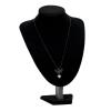 AIWENXI Wings Cremation Jewelry for Ashes Heart Shape Birthstone Urns Necklaces Stainless Steel Lover Ashes Pendant Jewelry Keepsakes Memorial Urns Necklaces for Men Women view 4