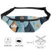 Fanny Pack for Women Men Winter Bear Ice Cream Waist Pack Everywhere Belt Bag Sports Waist Bag with Adjustable Strap Fashion Hip Bum Bag for Traveling Running Workout view 2