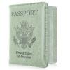 ACdream RFID BLOCKING Passport Holder Travel Wallet, Premium PU Leather Cover Passport Book with Card Holder, Pen Holder, Keep Organization, and Travel Essentials for Women/Men, Agave Green view 1