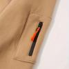 Quarter Zip Pullover Men Long Sleeve Workout Hoodie Vintage Tactical Jacket view 2