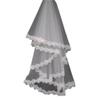 Acecare GREOENEL Amor Wedding Veil Cathedral Tulle Bridal Headpiece Wedding Shower Dress for Bride Vintage Veil F269 view 1