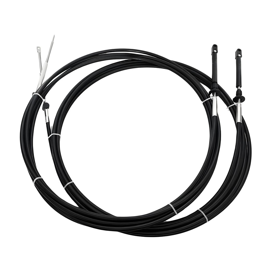 17FT Throttle Shift Remote Control Cable 0173117 2pcs For BRP OMC Johnson/Evinrude