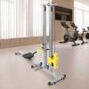 CheriMuMu Multifunctional Fitness Rack, Heavy Duty Foldable Strength Training Fitness Equipment, Adjustable Height Multi-Function Free Standing Power Rack for Garage & Home Gym (Silver) view 2