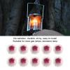 Camping Lanterns Mantles, 20 Pcs Gas Lantern Mantles, 7CM Double Double Hole Gas Lamp Mantles for Camping Gas Lanterns Kerosene Lamp view 2