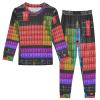 ALAZA Chemistry Periodic Table Of The Elements 2 Piece Pajama Set Long Sleeve Top and Pants Sleepwear Unisex 8Y view 1