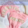 Personalized Girls Varsity Jacket Boys Toddles Kids Custom Name Patch Baseball Jackets for Back To School Birthday Christmas, 3-4T(110cm), Red view 2
