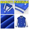 Personalized Girls Varsity Jacket Boys Toddles Kids Custom Name Patch Baseball Jackets for Back To School Birthday Christmas, 3-4T(110cm), Red view 3