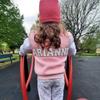 Personalized Girls Varsity Jacket Boys Toddles Kids Custom Name Patch Baseball Jackets for Back To School Birthday Christmas, 3-4T(110cm), Red view 4
