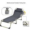 WANGCEPLSD Folding Bed, Folding Camping Cot for Adults, Lightweight Portable Sleeping Cot with Pillow for Outdoor Camping, Lounging and Napping, Support 150kg/330lbs(Small) view 4