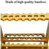 BAoce Pool Stick Holder,Floor Stand Solid Wood Cue Rack Holder Only Holds 23 Pool Billiard Stick Pole Bracket Easy to Assemble LPZ24824(Color:Yellow) view 3