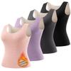 ATTIQOZI Women's Fleece Lined Thermals Underwear Tops Base Layer Tank Top Vest for Cold Weather 4,5Pairs Black/Gray/Purple/Pink S view 1