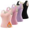 ATTIQOZI Women's Fleece Lined Thermals Underwear Tops Base Layer Tank Top Vest for Cold Weather 4,5Pairs Black/Purple/Pink/Red M view 1