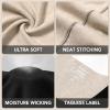 ATTIQOZI Women's Fleece Lined Thermals Underwear Tops Base Layer Tank Top Vest for Cold Weather 4,5Pairs Black/Purple/Pink/Red M view 3