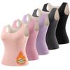 ATTIQOZI Women's Fleece Lined Thermals Underwear Tops Base Layer Tank Top Vest for Cold Weather 4,5Pairs Black/Gray/Purple/Red/Pink L view 1